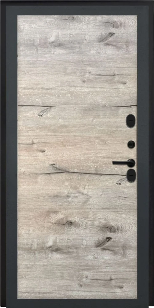 Входная дверь ДвериПРО Модель Л-48 Без фрезеровки Дуб пацифик горизонт DPRO222692 внутренняя сторона